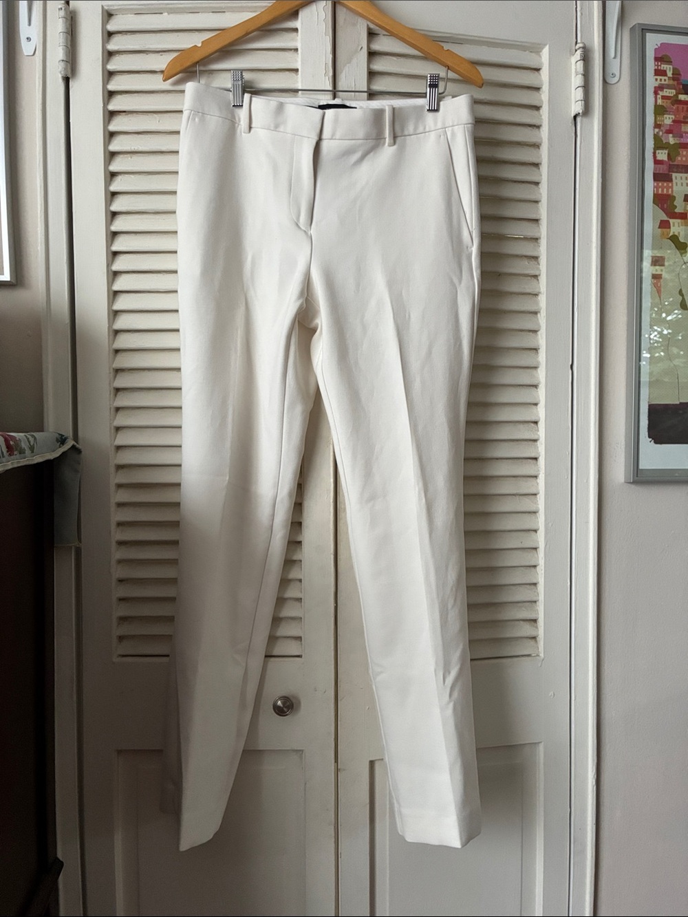 Ann Taylor Classic White Dress Pants
